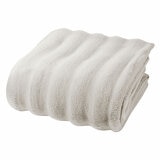 Colour Your Home Stripe Faux Rabbit Fur Blanket in 3 colours, 248 x 233cm