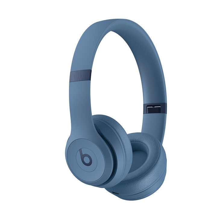 Beats Solo4 Wireless On-Ear Headphones in Slate Blue, MUW43ZM/A