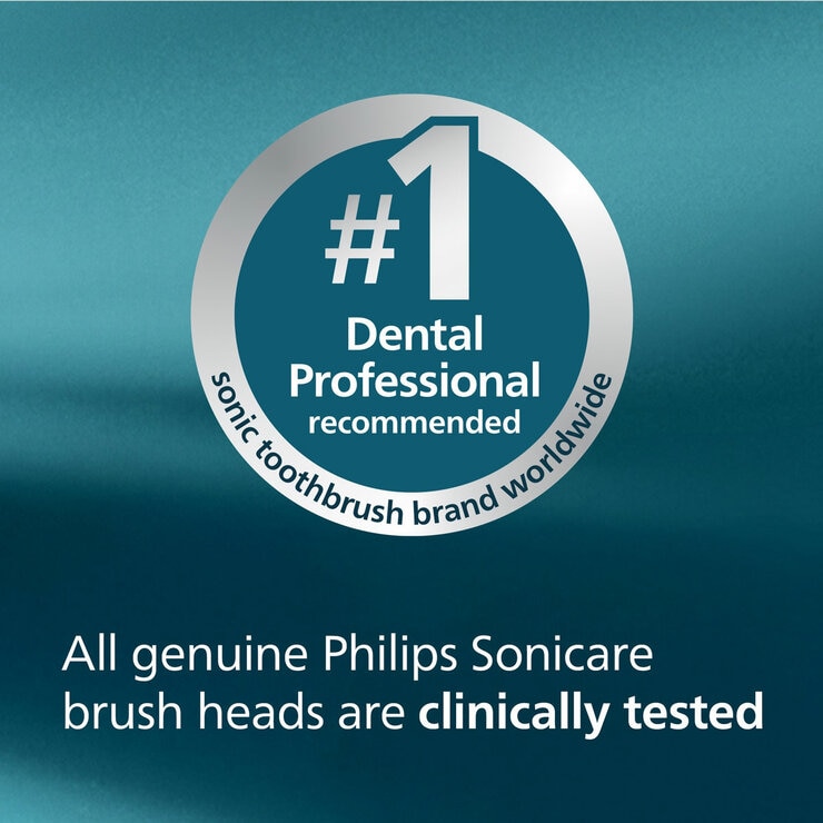 Philips Brush Head 6 Pack in White recommened by dental professionals