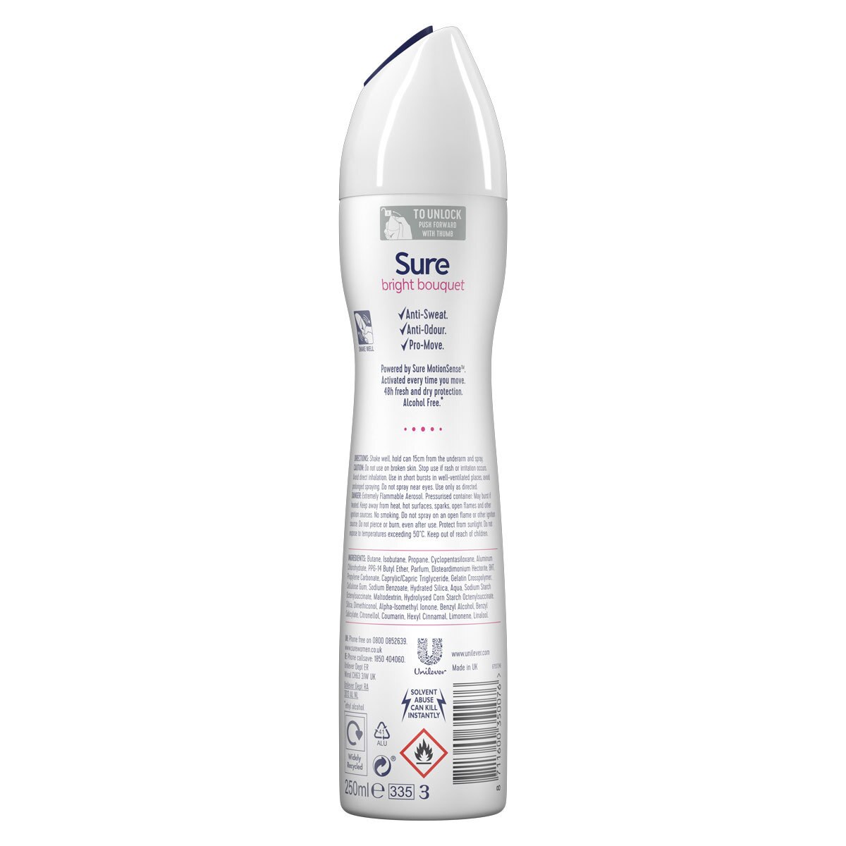 Back image of Sure aerosol