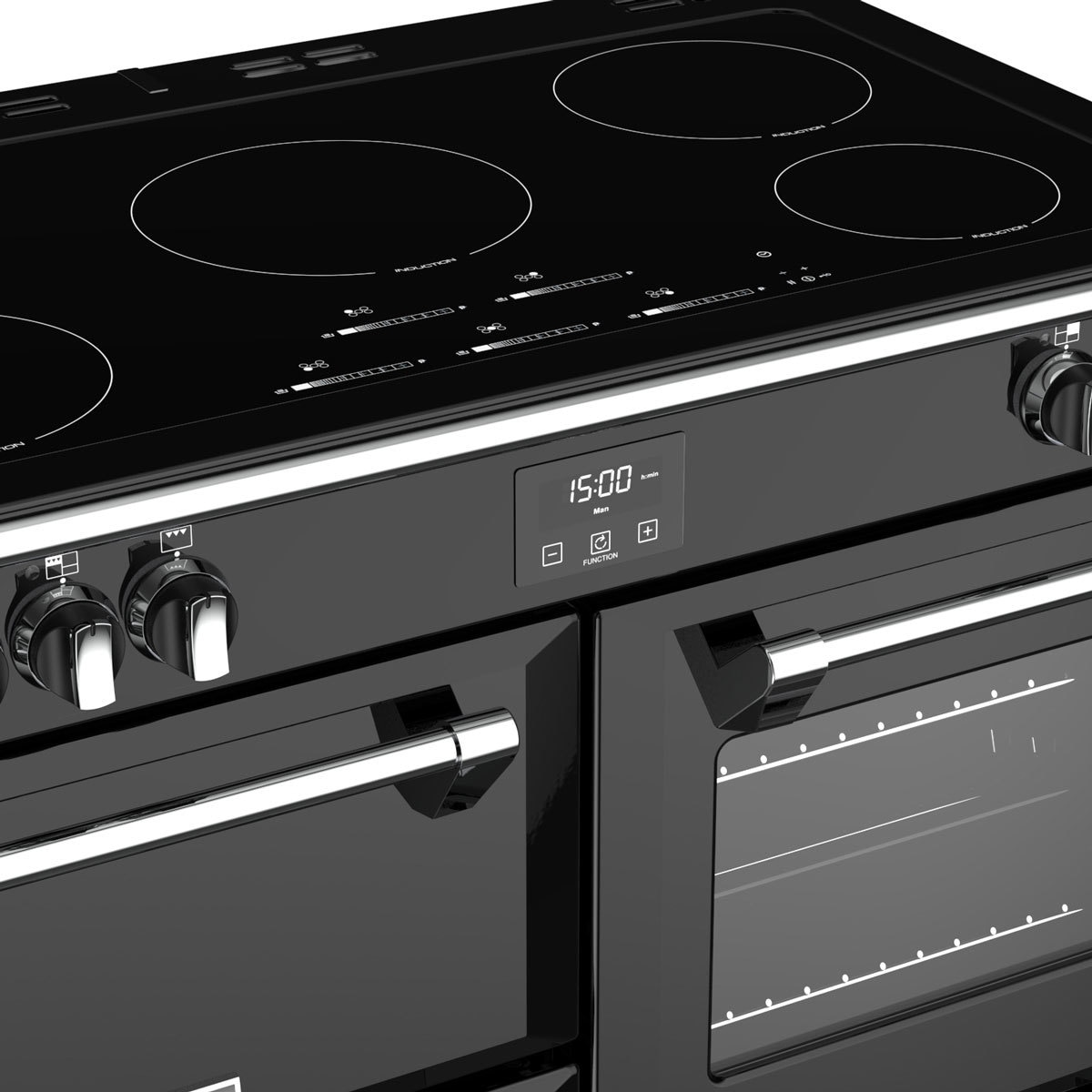 Stoves Richmond S1000Ei, 100cm Induction Range Cooker A Rating in Black