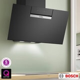 Bosch Series 4, DWK87FN60B, 80cm, Wall Mounted Cooker Hood, A Rated in Black