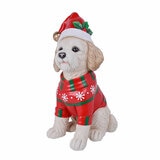 26 inch Christmas Dog Greeter - Doodle in Sweater