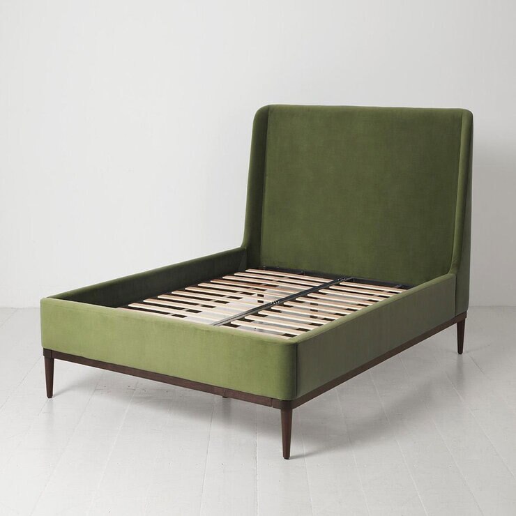 Swyft Bed 02 Green Velvet Bed Frame, King Swyft Bed 02 Green Velvet Bed Frame, King