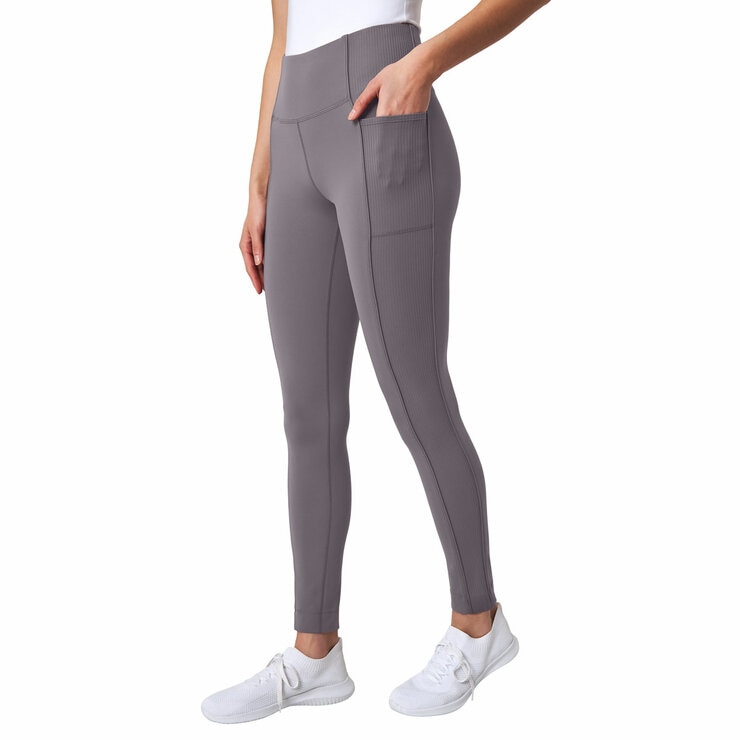 Mondetta Women's Ribbed Panel Tight