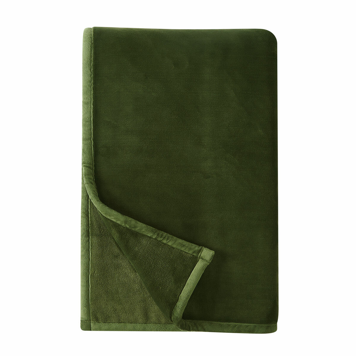 Coco Plush Throw in Green, 152 x 177 cm Coco Plush Throw in Green, 152 x 177 cm