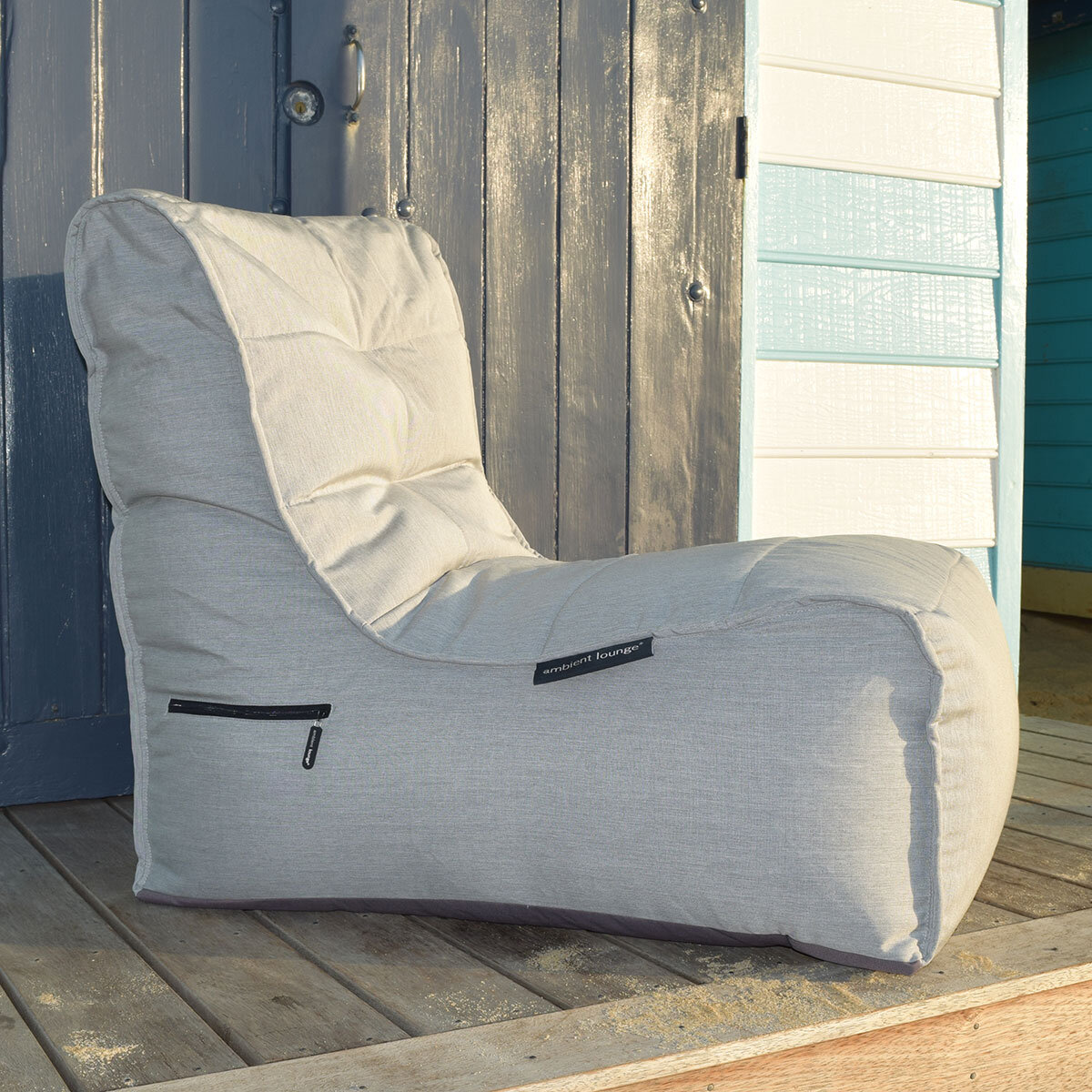 Evolution Lounger in Light Grey