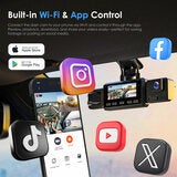 Rexing R4-MD Front and Rear Facing Dash Cam Rexing R4-MD Front and Rear Facing Dash Cam