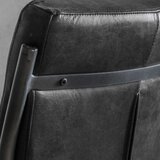 Gallery Capri Ebony Leather Dining Chair