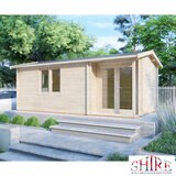 Delivered Shire Thetford 44mm Log Cabin 20ft x 10ft (6 x 3m)
