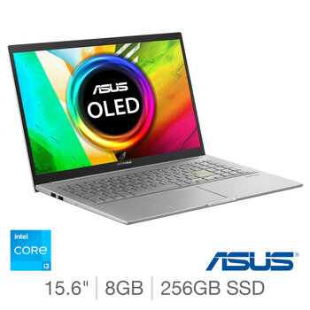 ASUS VivoBook, Intel Core i3, 8GB RAM, 256GB SSD, 15.6 Inch OLED Laptop, K513EA-L11091T