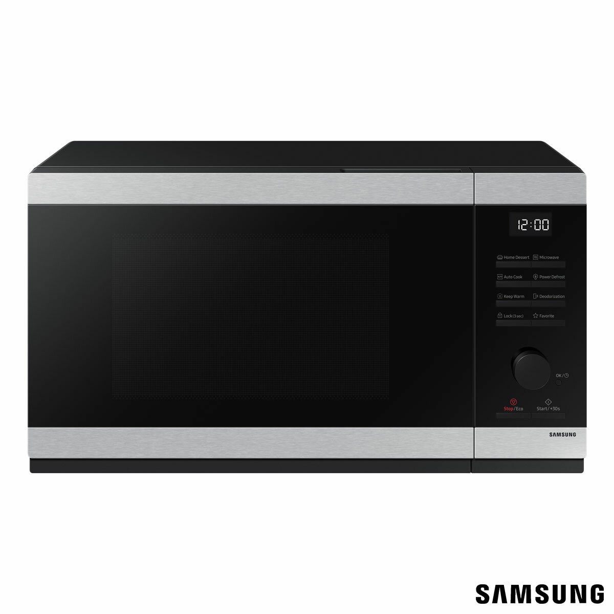 Samsung solo microwave with microwave door opened Samsung solo microwave with microwave door opened