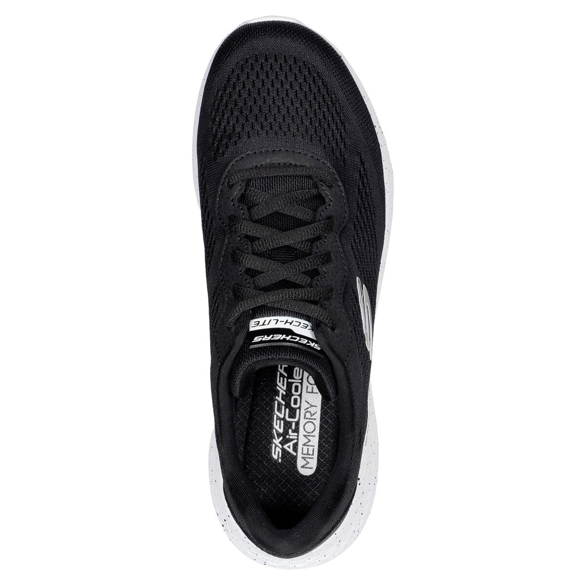 Skechers Ladies Lite Pro Trainer in Black