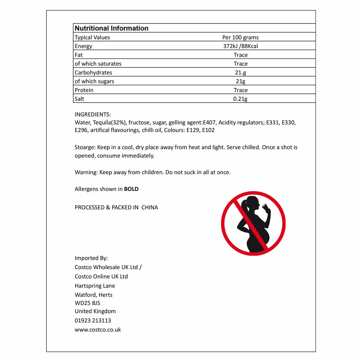 Nutritional Information