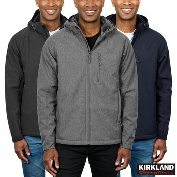 Kirkland Signature Men's Sherpa Lined Softshell Jacket