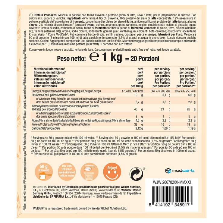 Nutritional Information Nutritional Information