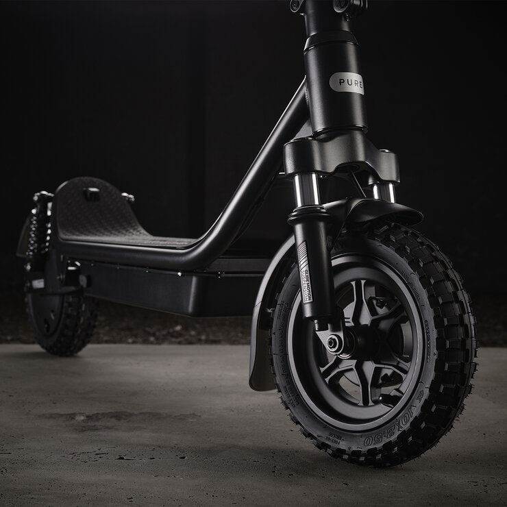 Pure Air5 Pro+ Suspension Folding Electric Scooter Black