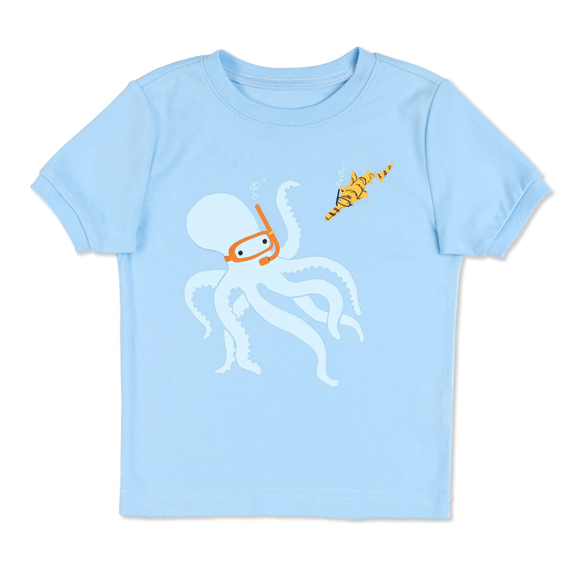 Pekkle Summer Pyjama 4 Piece Set in Octopus & Sharks