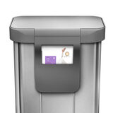 Cut out image of larger bin with liner storage