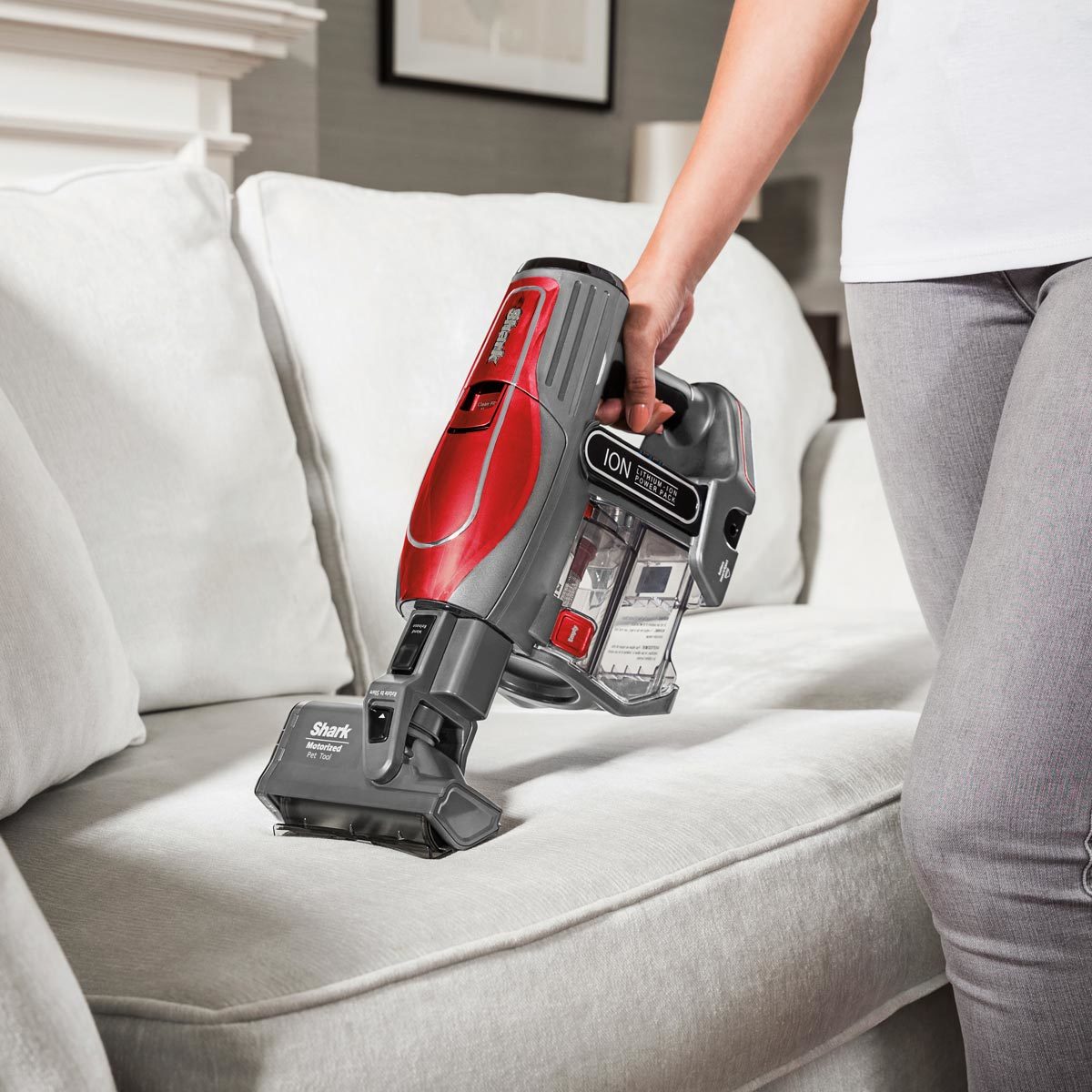 Shark DuoClean Cordless Stick Vacuum with 2 Batteries, IF250UKCO