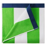 Colour Your Home Cabana Beach Towel 91 x 172 cm, Green