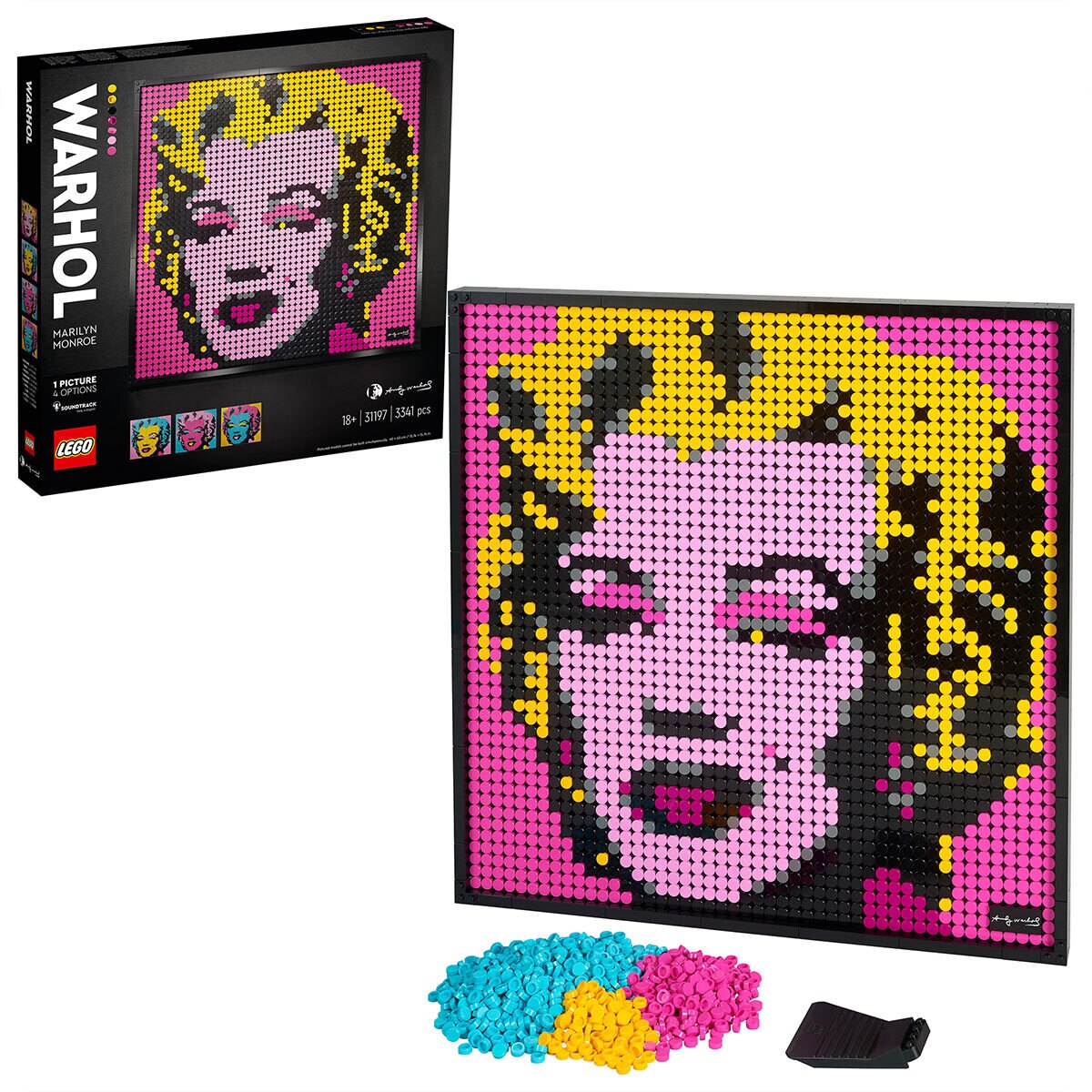 Lego Art andy warhol painting construction set