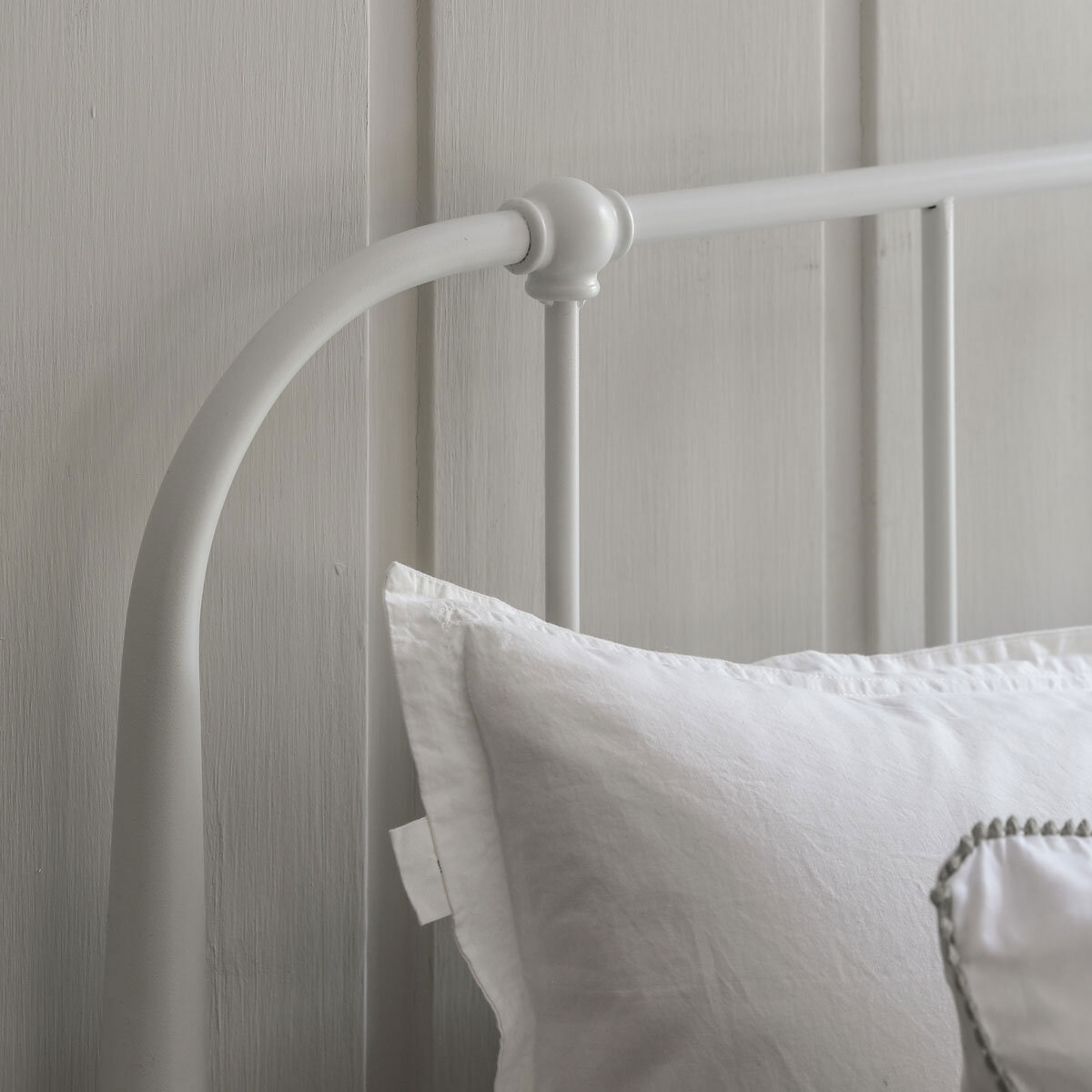 Gallery Loughton Cream Metal Bed Frame in 3 Sizes
