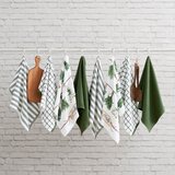 Caro Home Kitchen Towels 8 Pack, in 3 designs