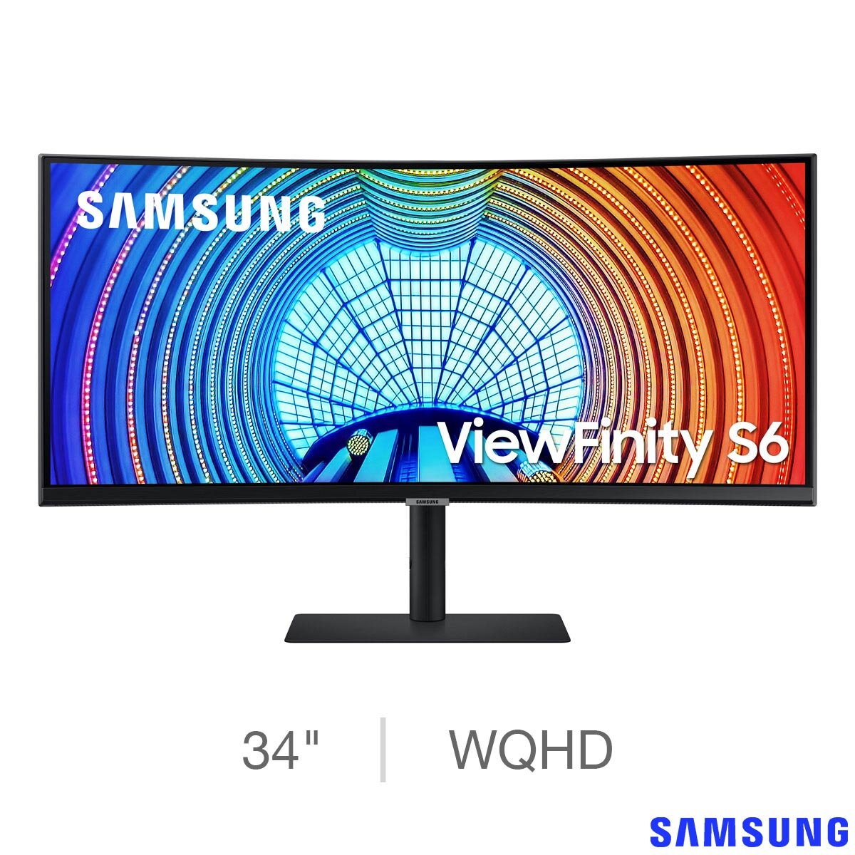 Samsung S34A650 34 Inch UWQHD 100Hz VA Curved Monitor, LS...
