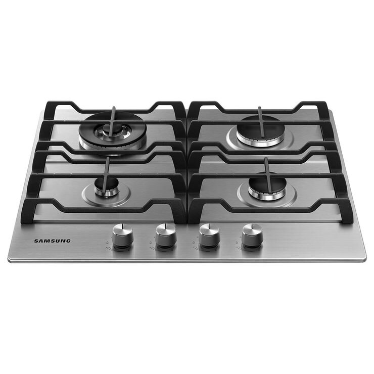 Samsung NA64H3030AS/EU, Integrated Gas Hob in Stainless Steel Costco UK
