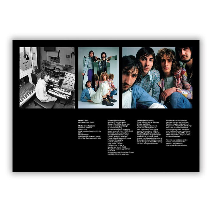 Royal Mail® The Who Medal Cover Who's Next - Life House Royal Mail® The Who Medal Cover Who's Next - Life House