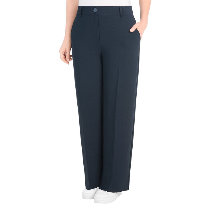 Dalia Ladies Pleated Crepe Wide Leg Pant Dalia Ladies Pleated Crepe Wide Leg Pant