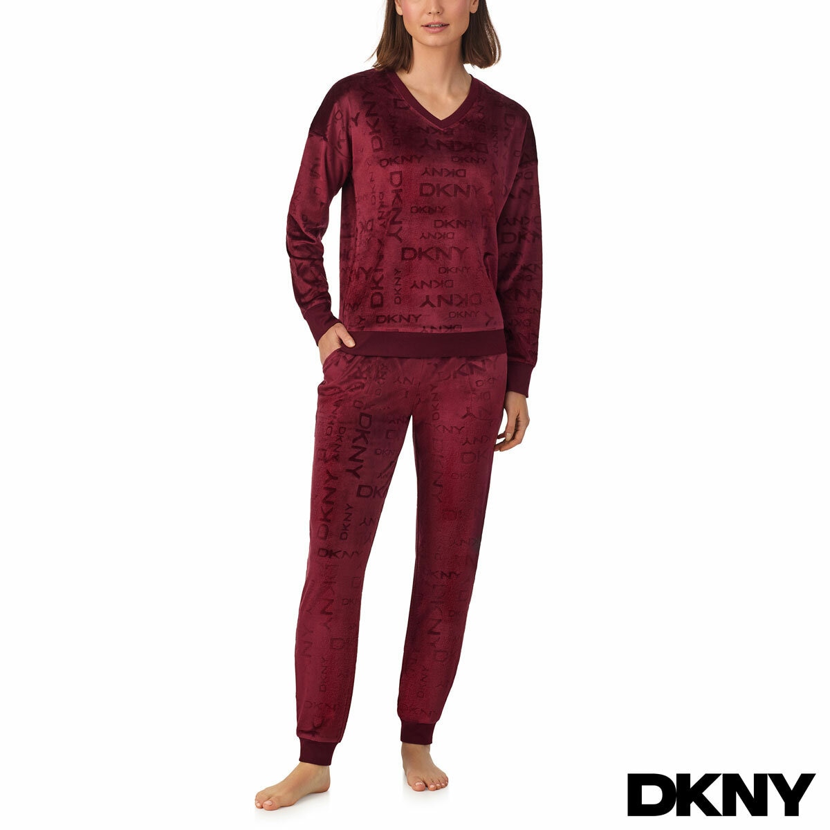 DKNY Velour Lounge Set