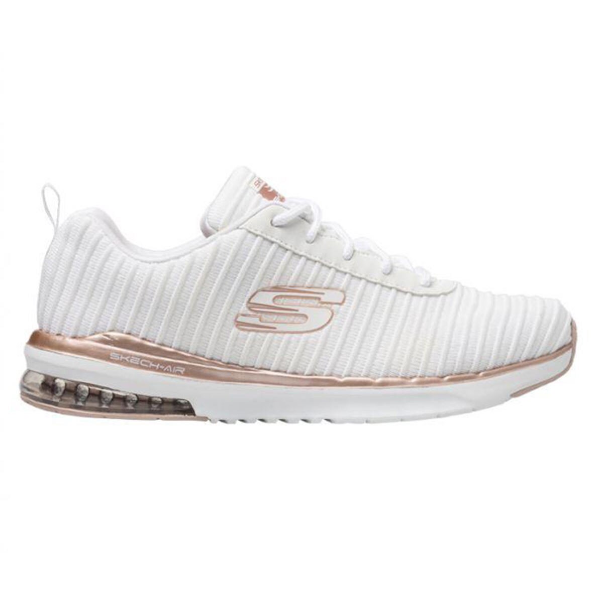 Skechers Women's Skech Air Shoes in White, Size 5 Costco UK