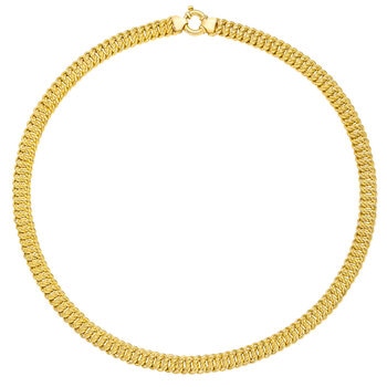 14ct Yellow Gold Infinity Link Necklace