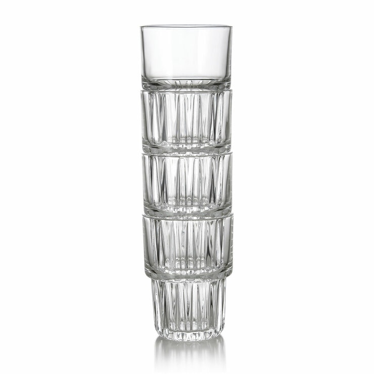 King Crystal Pitcher and Glass Set, 5 Piece