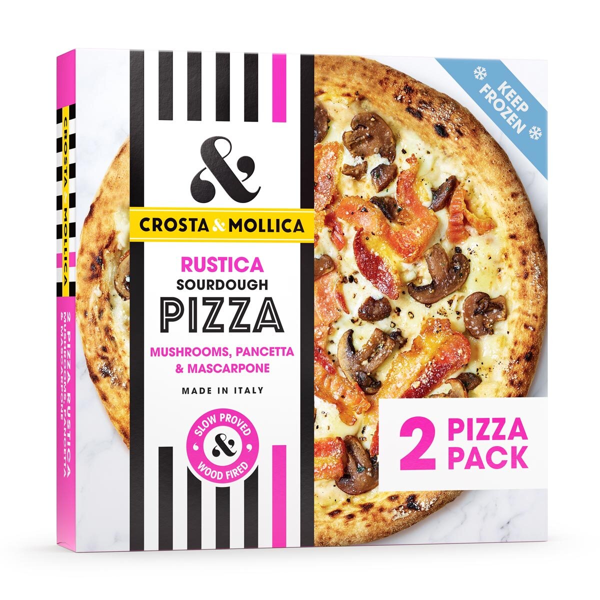 Crosta & Mollica Rustica Pizza, 2 x 444g