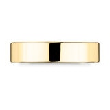 5.0mm Basic Light Court Wedding band. 18ct Yellow Gold