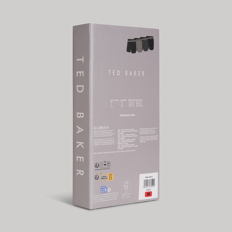 Ted Baker Men's Boxers, 4 Pack in Navy