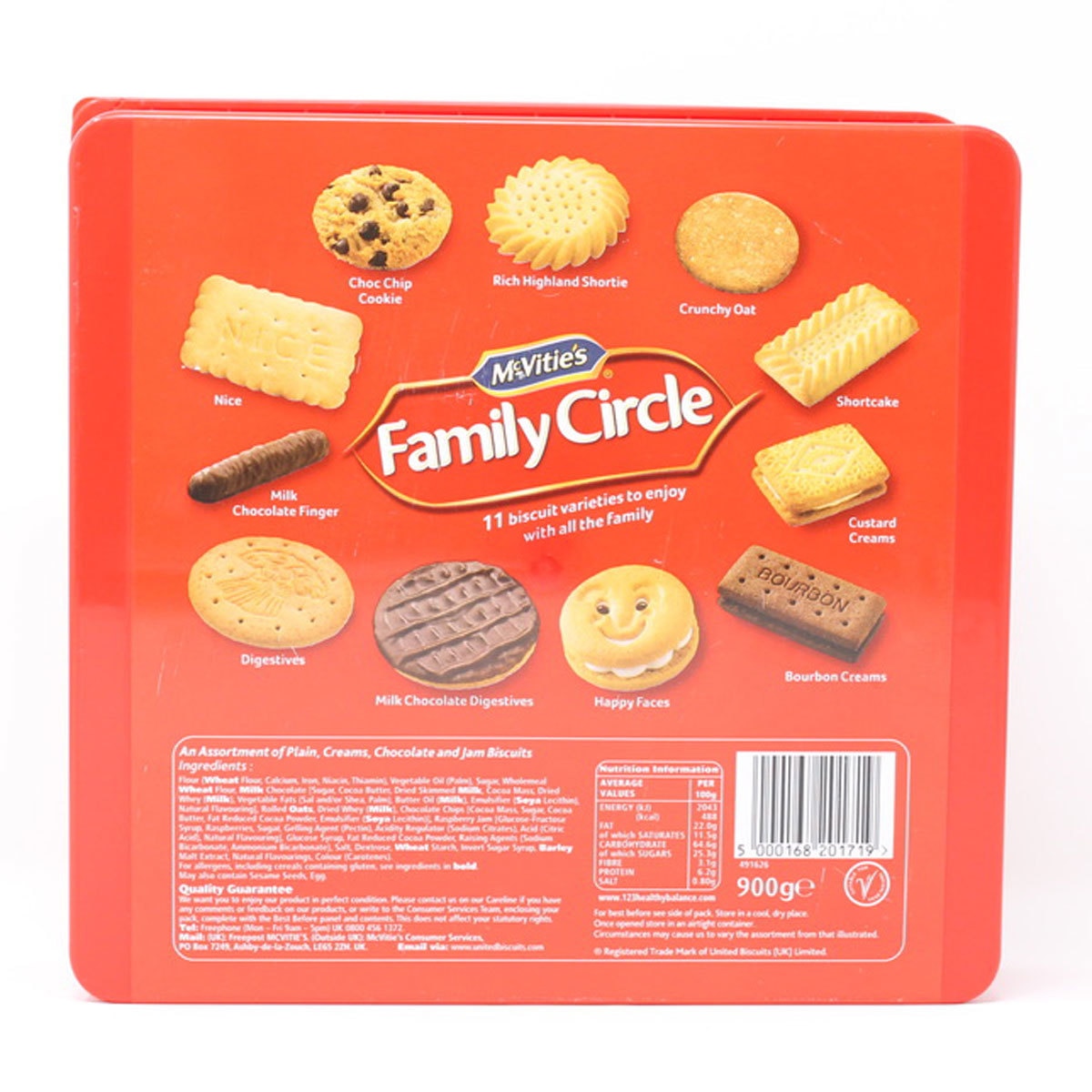 McVities Family Circle Biscuits, 900g Costco UK