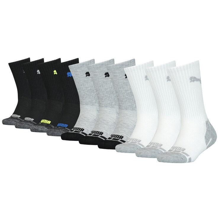 Puma Boy's Crew Socks, 10 Pack in Medium Puma Boy's Crew Socks, 10 Pack in Medium