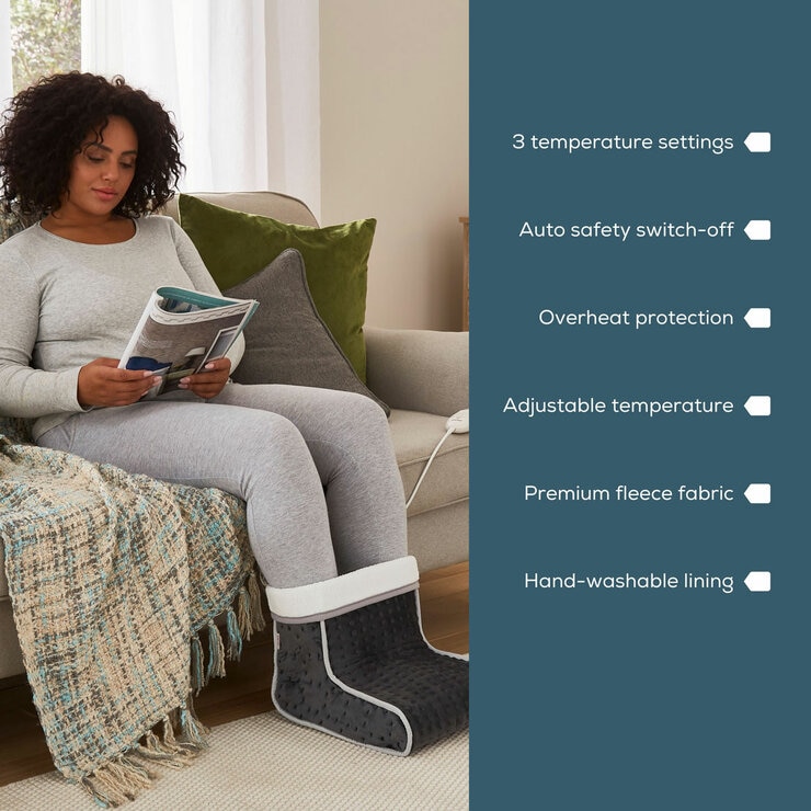 Beurer FW20 Cosy Electric Heated Foot Warmer in 2 Colours Beurer FW20 Cosy Electric Heated Foot Warmer in 2 Colours