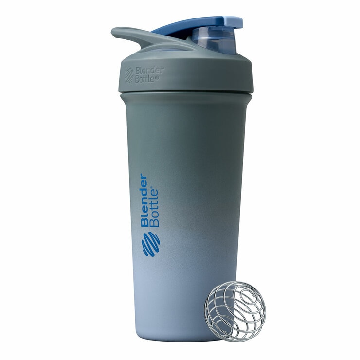 BlenderBottle Strada Stainless Steel Shaker Bottle, 740ml, 2 Pack