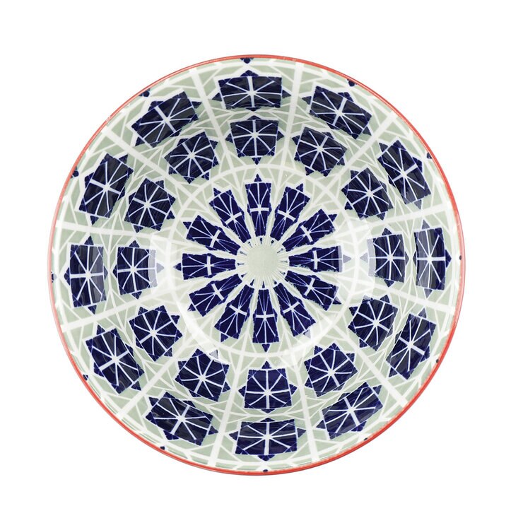 Patterned Stoneware Bowls, 4 Pack Patterned Stoneware Bowls, 4 Pack