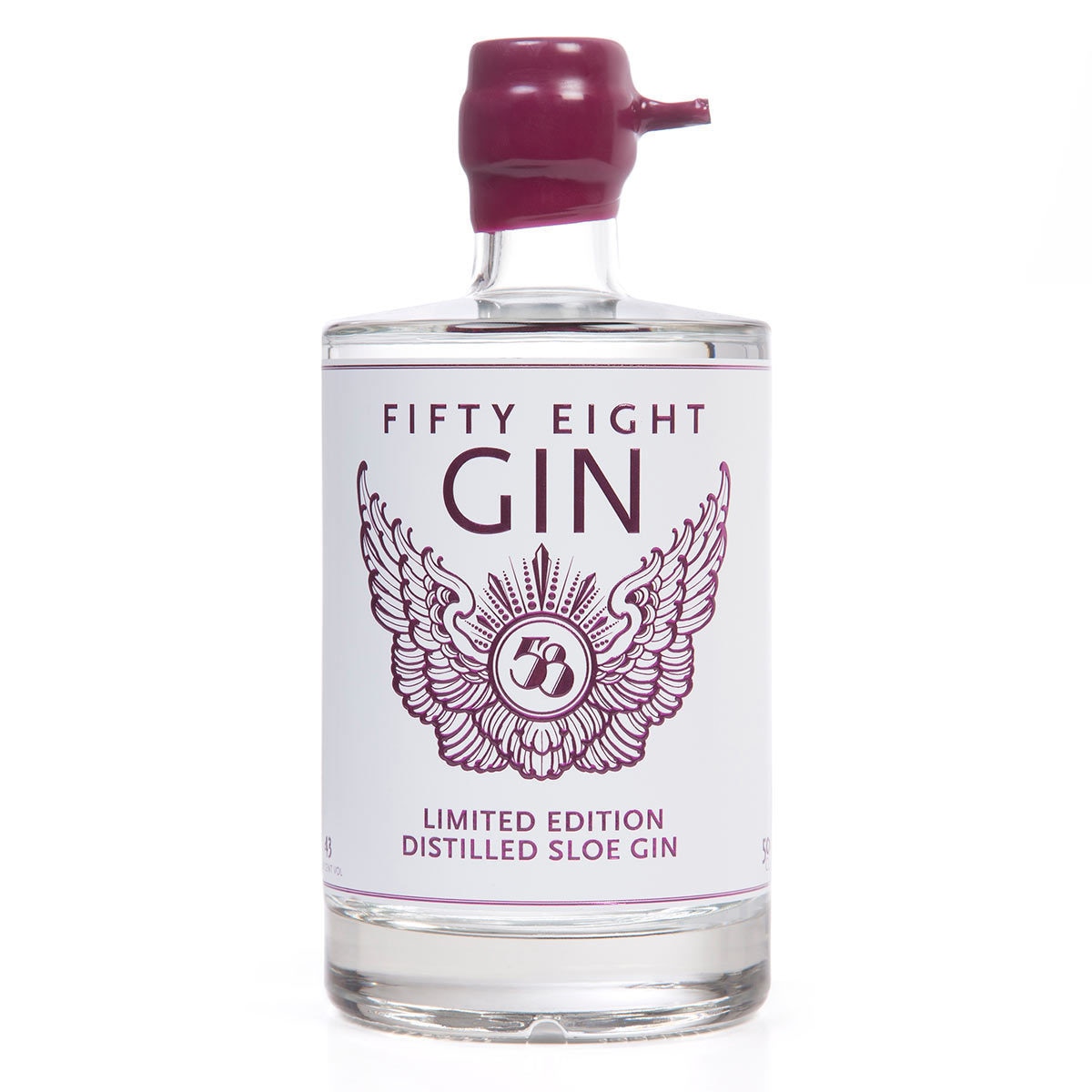 The 58 Gin Duo with Single Shot Gin and Distilled Sloe Gin, 2 x 50cl