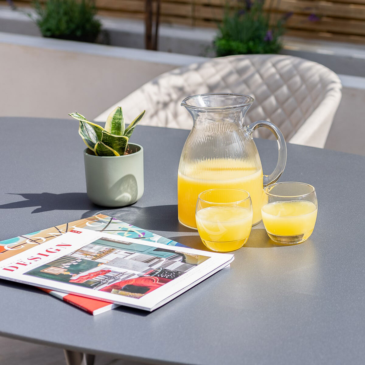 Ceramic glass table