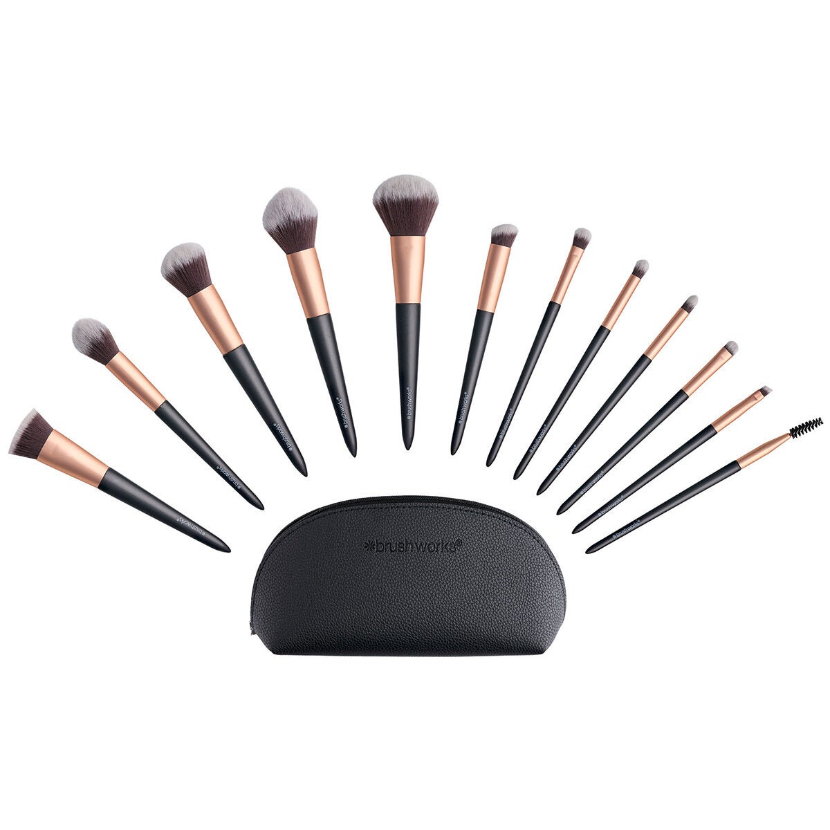 Brushworks Makeup Brush & Bag Set Brushworks Makeup Brush & Bag Set