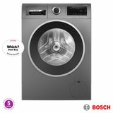 Bosch WGG244ZCGB Series 6, 9kg Washing Machine, A Rated in Graphite