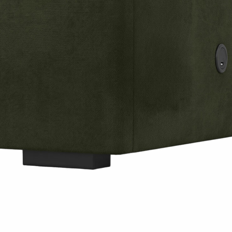 Highgrove Kavalan Green Fabric Full Ottoman Bed Frame in 3 Sizes Highgrove Kavalan Green Fabric Full Ottoman Bed Frame in 3 Sizes