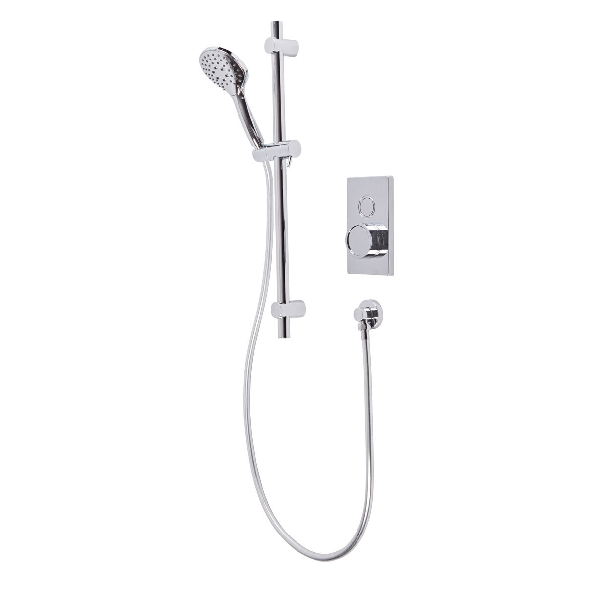 Cut out image of shower on white background